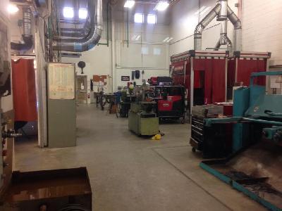 A view of the welding lab at Lansing Community College's West Campus