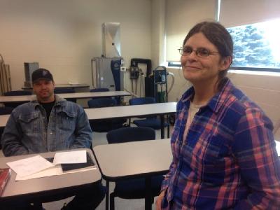 Welding Instructor Cathie Lindquist & student Sean Williams talk about skilled trades