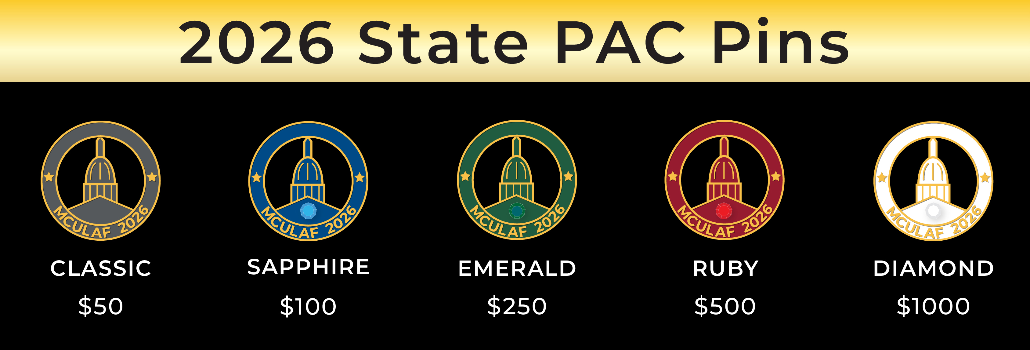 2026 State PAC Pins