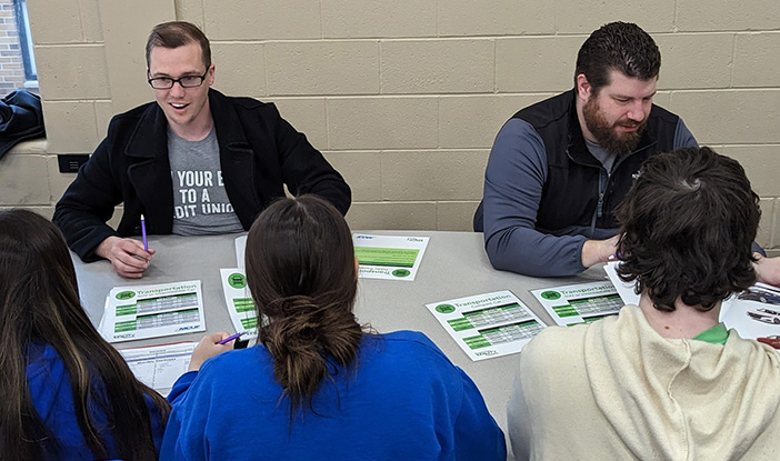 People at Financial Reality Fair