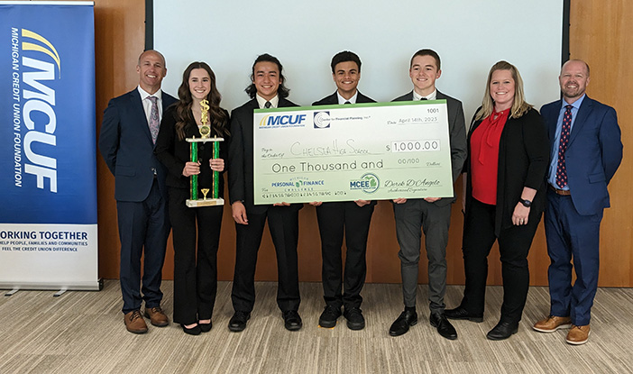 Personal Finance Challenge Winners Check Presentation